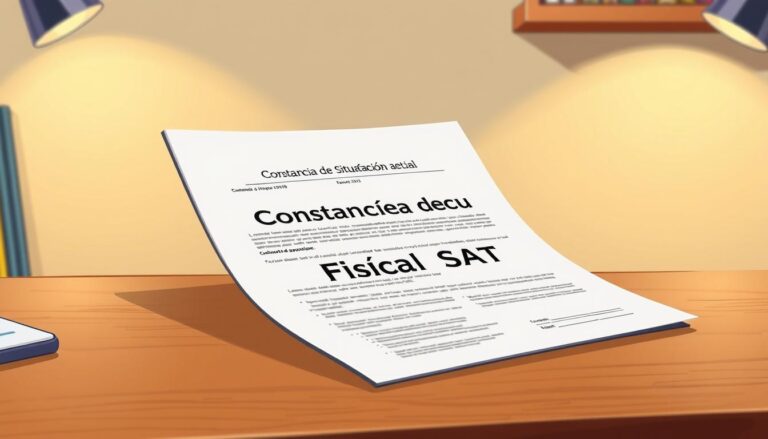 constancia de situación fiscal SAT