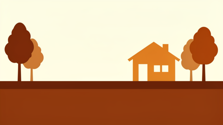 Ilustración sin texto sobre crédito Infonavit para comprar terreno