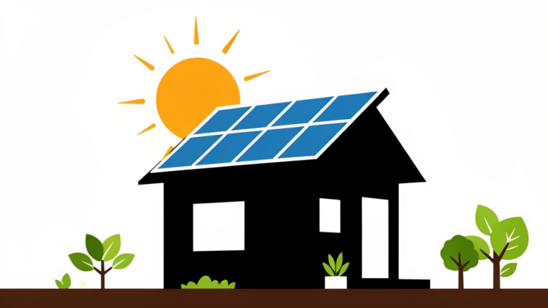 Ilustración sin texto sobre crédito Infonavit para paneles solares