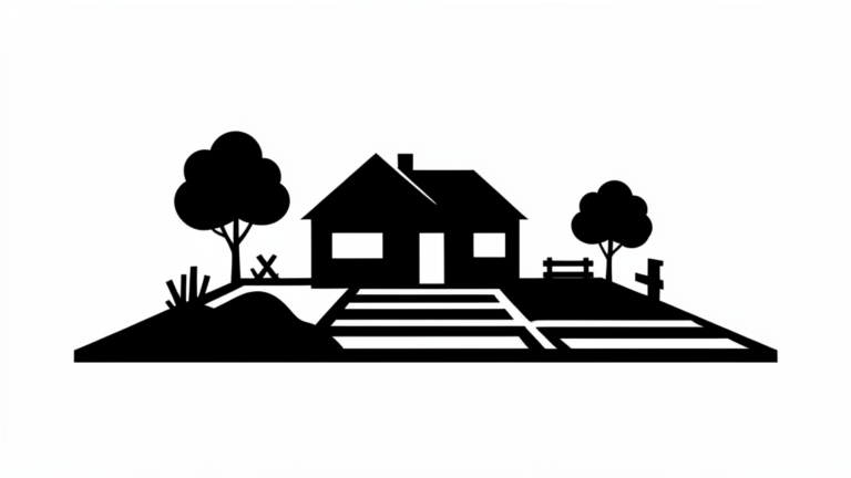 Ilustración sin texto sobre crédito Infonavit en terreno ejidal