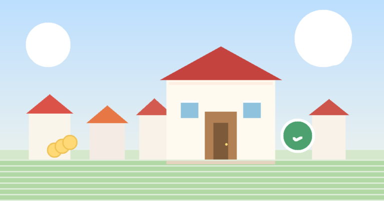 Casas a 200 mil pesos en Infonavit 2026: ilustración de vivienda y revisión de crédito