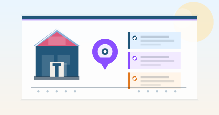 Ilustración de casa con módulos y checklist para Vivienda para el Bienestar 2026