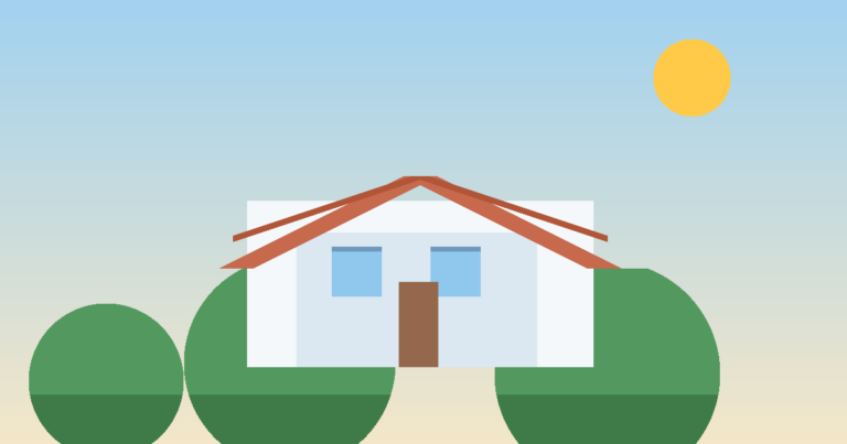 Ilustración de Casas del Bienestar e Infonavit, sin texto